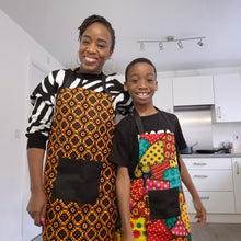 Load image into Gallery viewer, Reversible African Print Apron