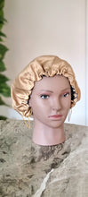 Load image into Gallery viewer, Adjustable & Reversible Silky Satin Hair Bonnet