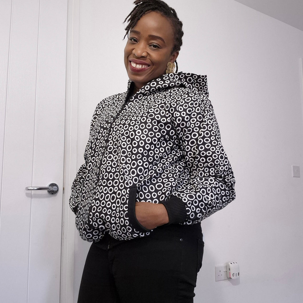 Layo African Print Hoodie Jacket