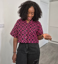 Load image into Gallery viewer, African Print Crop Shirt
