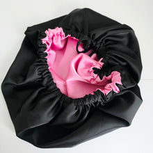 Load image into Gallery viewer, Adjustable &amp; Reversible Silk Hair Bonnet

