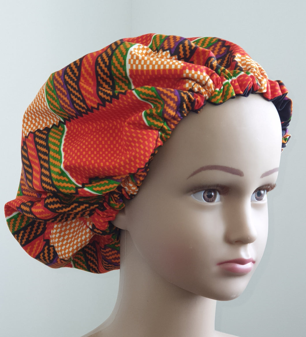 Ankara Hair Bonnet